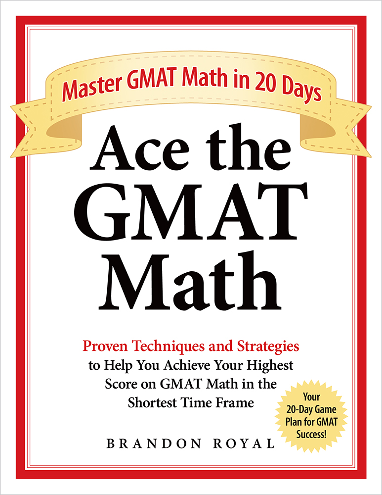 Ace the GMAT Math textbook