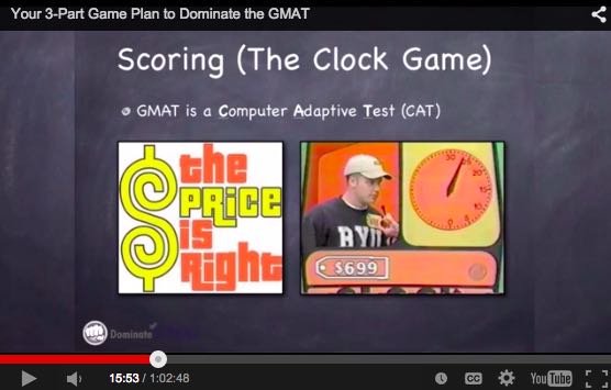 Free GMAT webinar about how to beat the gmat